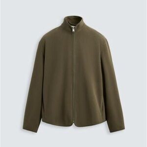COS Olive Green Zip-Up Jacket